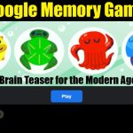 Google Memory Game: A Brain Teaser for the Modern Age